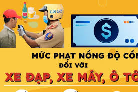 Tuyên truyền chi tiết mức phạt vi phạm nồng độ cồn